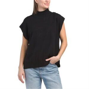 Mock neck short sleeve sweater, XL